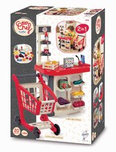 Obchody pro děti - Obchod s vozíkem Supermarket 100% Chef Écoiffier s mikrofonem a platebním terminálem od 18 měsíců_3