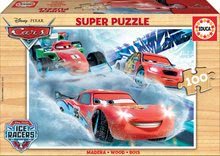 Drvene Disney puzzle - EDUCA 16800 DREVENÉ PUZZLE Cars  - 100 dielikov od 5 rokov _0