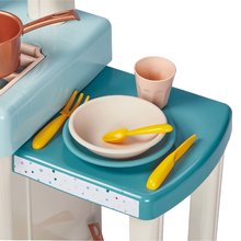 Einfache Spielküchen - Küche für die Kleinsten Gourmet Kitchen Vert Azur Écoiffier 16 Accessoires mit Geschirr ab 18 Monaten_1