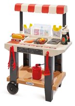 Bucătării simple de jucărie - Stand cu fast-food Street Food Écoiffier cu terminal de plată și 25 accesorii de la 18 luni_4