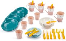 Posuđe i dodaci za kuhinju - Set za jelo Picnic Serware Vert Azur Écoiffier 32 dodatka od 18 mjes_0