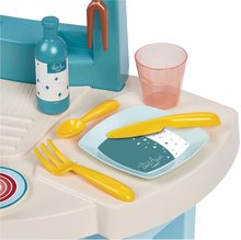 Einfache Spielküchen - Spielküche für die Kleinsten My 1st Kitchen Vert Azur Ecoiffier mit Geschirr und Essen 18 Teile 60 cm Höhe ab 18 Monaten ECO1688_2