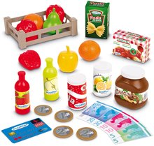 Obchody pre deti - Obchod Supermarket 3v1 Checkout Écoiffier s pokladňou a nákupným vozíkom a 31 doplnkov od 18 mes_1
