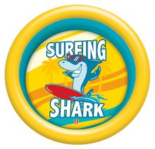 Piscine per bambini - Piscina gonfiabile Surfing Shark Mondo 100 cm diametro a 2-camere d'aria da 10 mesi_0