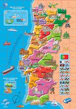 Gyerek puzzle 100-300 darabos - Puzzle Portugália térképe nevezetességekkel Educa 150 darabos 7 évtől_0