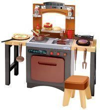 Obyčejné kuchyňky - Set kuchyňka s pizzou Pizzeria Écoiffier oboustranná s vaflovačem a kuchyňským robotem s doplňky_2
