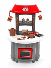 Domčeky sety - Set domček Lovely s 3 oknami a 2 žalúziami Smoby červený a kuchynka Superpack 3v1 s kávovarom a kuchynským robotom od 2 rokov_1