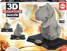 Puzzle 3D - Puzzle 3D Sculpture T-Rex Educa 160 de piese de la 6 ani_0