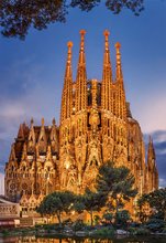 Puzzle 1000 elementów - Puzzle Genuine Sagrada Familia Educa 1000 części od 11 lat_0