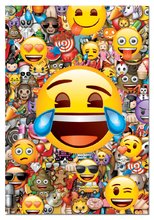 Puzzle cu 1000 de bucăți - Puzzle Emoji Educa 1000 de piese şi lipici Fix_0