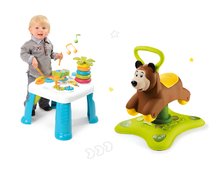 Igračke za bebe - Set guralica Medvjed 2u1 Smoby koja skače i okreće se i didaktički stolić Cotoons s funkcijama od 12 mjeseci_20