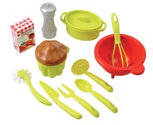 Obyčajné kuchynky - Kuchynka 100% Chef Pro Cook Écoiffier s pultom s 15 doplnkami červená od 18 mes_0