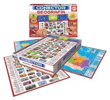 Giochi da tavolo in lingua straniera - Gioco da tavolo Conector Geografia Educa in spagnolo 352 domande dai 7-12 anni_0