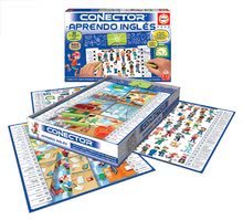 Cudzojazyčné spoločenské hry - Spoločenská hra Conector Učíme sa anglicky Educa španielsky 352 otázok od 7-12 rokov_0