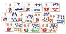 Jocuri de societate pentru copii - Joc educativ Învăţăm cifrele Eroii în pijama Educa cu imagini şi numere 40 de bucăţi pentru vârsta cuprinsă între 3-4 ani_0