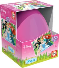 Detské puzzle do 100 dielov - Puzzle vo vajíčku Disney Princezné Frozen a Cars EGG Educa 48 dielov (cena za 3 kusy) od 5 rokov_0