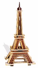 Puzzle 3D - Drevené puzzle 3D sada Mini Monument Educa Tour Eiffel - Big Ben London - Torre Pisa - Empire State Building od 6 rokov_0