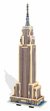 Puzzle 3D - Puzzle 3D set Tour Eiffel - Big Ben London - Torre Pisa - Empire State Building Mini Monument Educa din lemn 63 de piese de la 6 ani_2