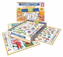 Cizojazyčné společenské hry - Společenská hra Conector Educa Logické myšlení francouzsky 242 otázek od 4 let_0