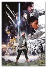 1000 darabos puzzle - Puzzle Star Wars: Episode VIII-The last Jedi Educa 1000 darabos és Fix ragasztó 11 évtől_0
