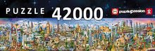 Puzzles 9000 - 42 000 pièces - Puzzle Autour du monde Educa 42000 pièces à partir de 11 ans_0