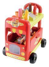 Kuchynky pre deti sety - Kuchynka rastúca s tečúcou vodou a mikrovlnkou Tefal Evolutive Gourment Smoby dva stolčeky a vozík s hamburgermi_33