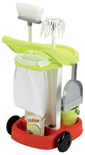 Elektronische Spielküchen - Set Küche erweitbar mit fließendem Wasser Tefal Evolutive Grand Chef Smoby und ein Reinigungswagen mit einem Eimer und einem Waffeleisen mit Geräten und Waffeln_36