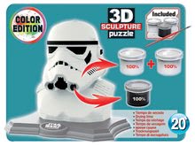 Puzzle 3D - Sochařské puzzle 3D Sculpture – Star Wars Stormtrooper Educa Color edition 160 dílů od 6 let_2