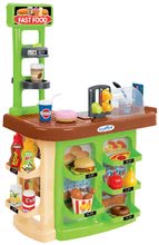 Bucătărie pentru copii seturi - Set bucătărie de jucărie, care crește împreună cu vârsta cu apă curgătoare și microunde Tefal Evolutive Smoby magazin mic autoservire Fast Food cu aparat de cafea și prăjituri_3