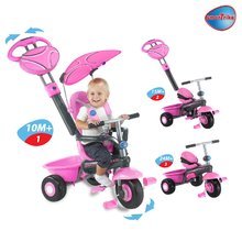 Tricikli od 10. meseca - Tricikel Dx Leonardo Sport smarTrike rožnat od 10 mes_3