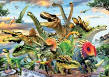 Puzzle 500 elementów - Puzzle Dinosaurs Educa 500 sztuk i kleju Fix od 11 lat_0