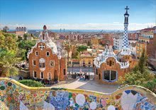 Puzzle 1000 teilig - Puzzle Barcelona View from Park Guell Educa 1000 Teile und Fixkleber ab 11 Jahren_0