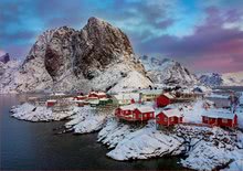 Puzzle 1500 teilig - Puzzle Lofoten-Inseln Norwegen Educa 1500 Teile und Fixkleber ab 11 Jahren_0
