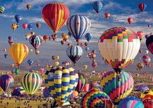 Puzzle cu 1500 de bucăți - Puzzle Hot Air Balloons Educa 1500 piese și lipici Fix de la 11 ani_0