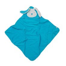 Telo da bagno per neonati - Asciugamano con cappuccio per i più piccoli toTs-smarTrike coniglietto 100%cotone naturale blu dai 0 mesi_0