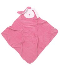 Brisače za dojenčke - Brisača s kapuco za najmlajše toTs-smarTrike zajček 100% naraven bombaž rožnata_0