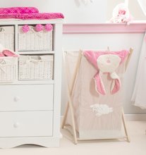Brisače za dojenčke - Brisača s kapuco za najmlajše toTs-smarTrike zajček 100% naraven bombaž rožnata_3