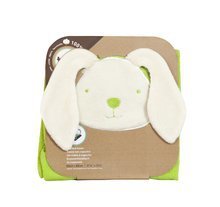 Dojčenské osušky - Osuška s kapucňou pre najmenších toTs-smarTrike zajačik 100% prírodná bavlna zelená od 0 mesiacov_2