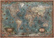 Puzzle 4000 – 8000 dílků - Puzzle Historical World Map Educa 8000 dílků od 11 let_0