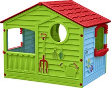 Căsuțe de grădină pentru copii  - Căsuță Happy House PalPlay cu flori verde_3