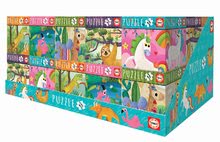 Dětské puzzle do 100 dílků - Set puzzle Mini Box Puzzle Educa 5 druhů zvířátek 48 dílků od 4 let_1