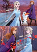 Dřevěné Disney puzzle - Dřevěné puzzle pro děti Frozen Educa 2*25 dílků do 4 let_0