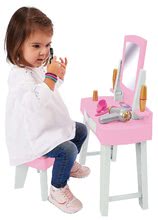 Kozmetična mizica za otroke - Kozmetična mizica s stolčkom My Very First Beauty Table Ecoiffier s sušilnikom za lase in 11 dodatki od 18 mes_1