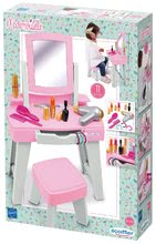 Kozmetična mizica za otroke - Kozmetična mizica s stolčkom My Very First Beauty Table Ecoiffier s sušilnikom za lase in 11 dodatki od 18 mes_3