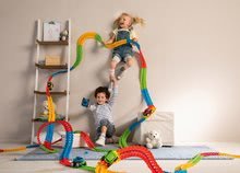 Autópályák - Flexibilis autópálya Flextrem Discovery Set Smoby 184 elemből álló 440 cm hosszú pálya elektronikus villogó autóval 4 évtől_11