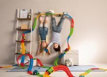 Sety autíčka - Set flexibilná autodráha Flextrem Discovery Set Smoby so Superloops okruhmi a predĺžená dráha 612 cm s výhybkou a fixáciou a 3 elektronické autíčka_8