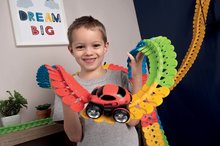 Autópályák - Flexibilis autópálya Flextrem Discovery Set Smoby 184 elemből álló 440 cm hosszú pálya elektronikus villogó autóval 4 évtől_27