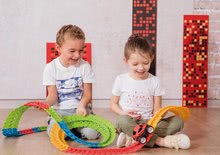 Sety autíčka - Set flexibilná autodráha FleXtrem Discovery Set Smoby s 612 cm predĺženou dráhou a dvoma elektronickými autíčkami_0