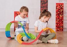 Sety autíčka - Set flexibilná autodráha FleXtrem Discovery Set Smoby so Superloops okruhmi a elektronickým autíčkom_13