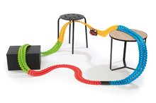 Circuits de voitures - Voie de course flexible FleXtrem Discovery Set Smoby 184 pièces de piste et 440 cm de long avec une voiture électronique lumineuse à partir de 4 ans_9